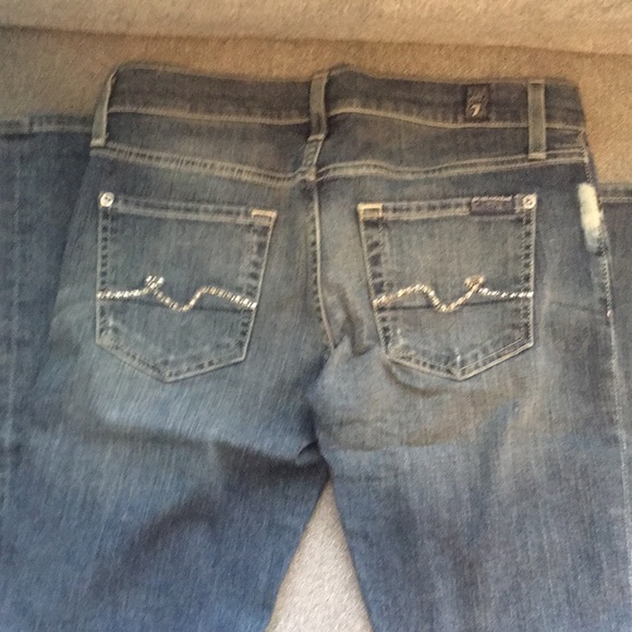 7 for all Mankind Roxanne Jeans size 25 Medium Wash - Picture 5 of 15